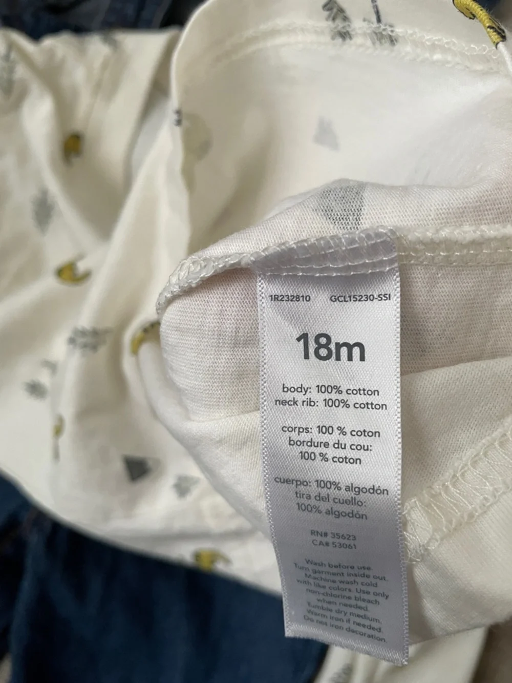 Carter’s dino overalls size 18 months